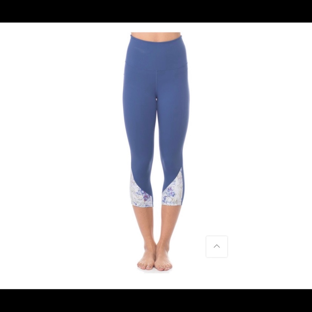 Amari‎ High Waist Active Surge Leggings Blue Sz M